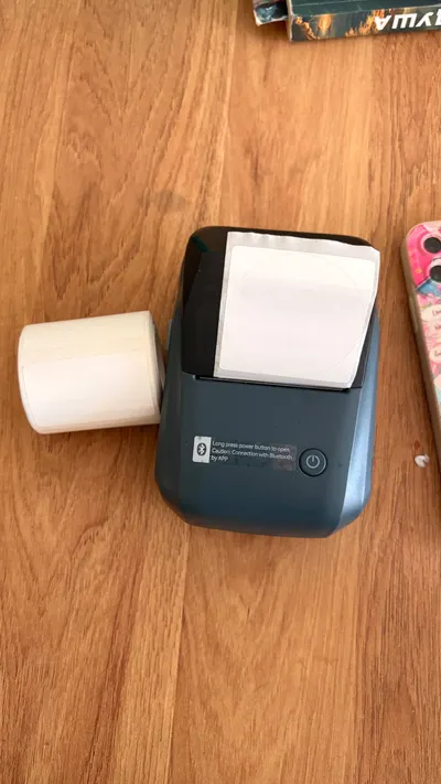 Sticker Label Printer with Two Rolls - New