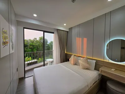 Căn hộ 1 phòng ngủ sang trọng thiết kế, 55 m², 10 phút đi bộ đến bãi biển Youth Park – 16 triệu VND/tháng