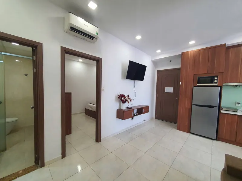 Căn hộ 2 phòng ngủ ở Muong Thanh, Nha Trang – Nhìn ra biển, Tầng 45 – 15 triệu ₫/tháng — 6/8