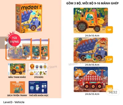 MiDeer 퍼즐 – 150,000 VND – 완벽한 상태 – 박스 없음