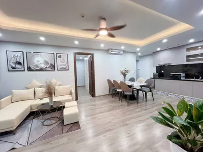 Cho thuê căn hộ 3 phòng ngủ mới – Tòa nhà HUD, Nha Trang – 90 m², view thành phố – 30 triệu VND/tháng