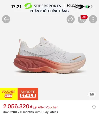 New Saucony Running Shoes US 8 (24.5cm)