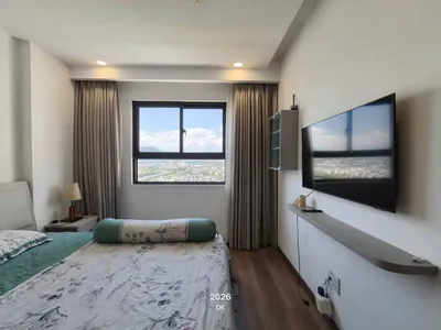 CT2 VCN Phuoc Hai 2침실 2욕실 아파트 임차 – 냐짱 서부 – 완전 가구 완비 – 80 m² – 14층 – 월 1,800만 VND