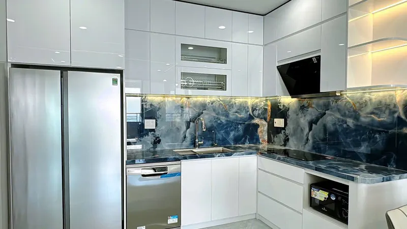 Căn hộ 2 phòng ngủ cho thuê – Phía bắc Nha Trang, Khu Oceanus – 71 m², view biển, đầy đủ nội thất – 24.5 triệu VND/tháng