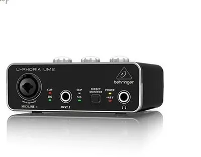 Behringer U-Phoria UM2 사운드 카드 콘덴서 마이크 번들