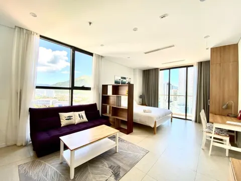 1-Bedroom Apartment (Studio + Small Bedroom) for Rent – 55 m², Pool, Sea View