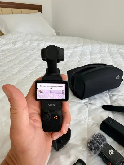 DJI OSMO POCKET 3 COMBO – Практически новое – 512 ГБ флешка в комплекте – Использовалось 6 раз