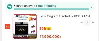 Electrolux KODGH70TXA 빌트인 오븐(이탈리아) – 새 제품 – 1850만 VND