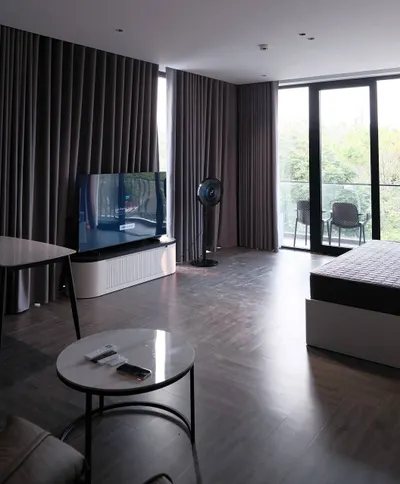 Studio Apartment with Separate Kitchen & Bathroom – Hà Quang 2 – 15M VND/Month