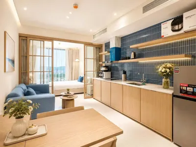 Căn hộ 1 phòng ngủ với view biển tại Paramount, Nha Trang – 14 triệu VND/tháng