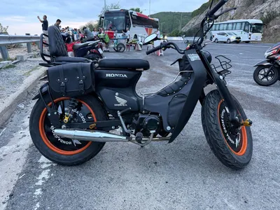 Кастомная Honda Cub 50 куб. см – модифицированный двигатель 110 куб. см – продам
