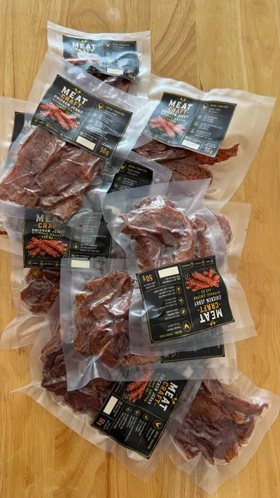 Gà khô – 40 VND cho 50g