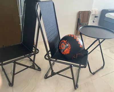 Furniture & Helmet Bundle – 2 Chairs, Table & Helmet
