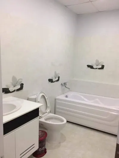 HA QUANG 1 3층 주택 임대 – 80 m², 완전히 가구 완비, 침실 3개