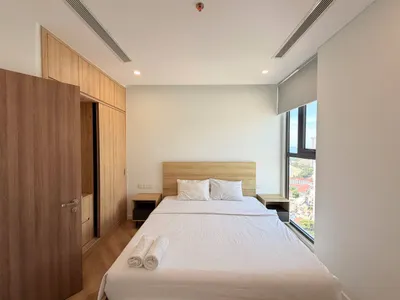Căn hộ 1 phòng ngủ cho thuê – Scenia Bay, Nha Trang Phía Bắc – Nhìn ra biển, Bể bơi – 14,5 triệu VND/tháng