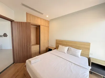 Căn hộ 1 phòng ngủ cho thuê – Scenia Bay, Nha Trang Phía Bắc – Nhìn ra biển, Bể bơi – 14,5 triệu VND/tháng
