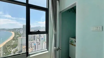Căn hộ 1 phòng ngủ cho thuê tại Mường Thanh 60 – Tầng 38 – Nhìn biển và thành phố – 13 triệu/tháng