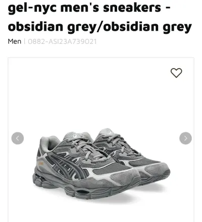 ASICS Gel-NYC 运动鞋 – US 9 – 全新带盒 – 310万越南盾