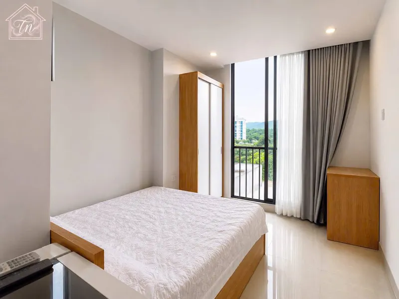 남나트랑 남부 2침실 아파트 임차 – 40 m², 푸옥롱, 응우옌 트리 푸옹 거리 – 1050만 VND/월 — 3/6