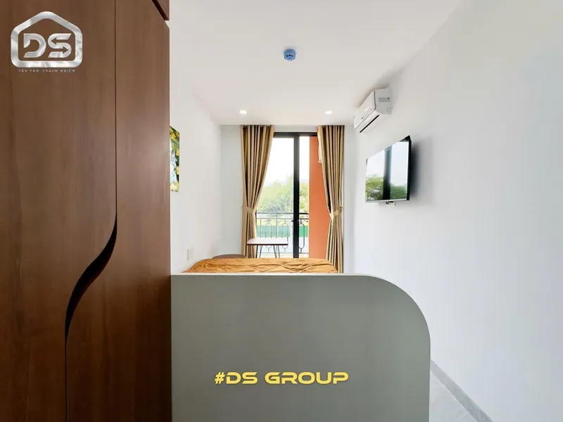 舒适1卧室工作室公寓带阳台 – Ha Quang 1, 芽庄南部, 7.5百万越南盾/月 — 2/5