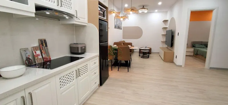 Cho thuê căn hộ 2 phòng ngủ Muong Thanh Vien Trieu – 60 m² – Đầy đủ nội thất – 16,5 triệu VND/tháng — 2/5