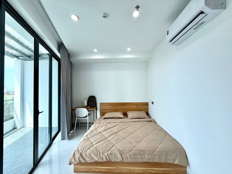 Cho thuê căn hộ 1 phòng ngủ cách biển 200m, phía bắc Nha Trang — 5/6