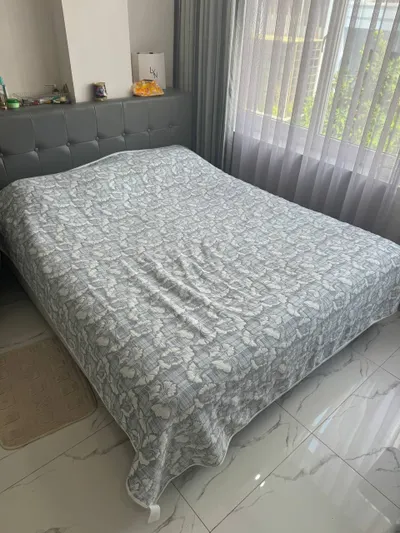 양면 면 침대보 200×240 cm
