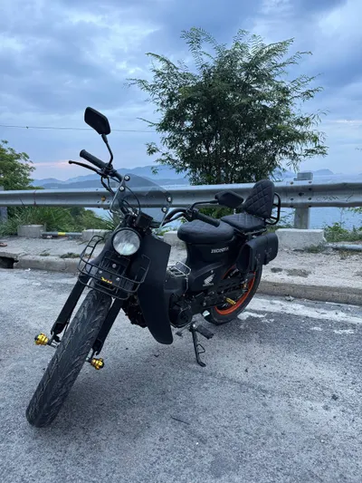 Кастомная Honda Cub 50 куб. см – модифицированный двигатель 110 куб. см – продам