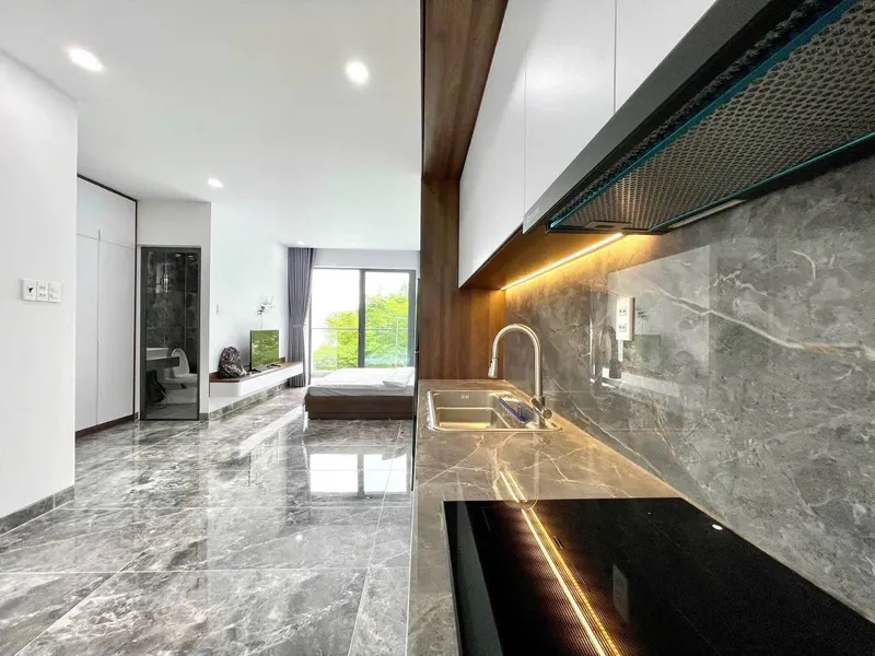 스튜디오 아파트 임대 – Ha Quang 1, Phước Hải, Nha Trang – 1000만₫/월 – 8월 1일부터 입실 가능