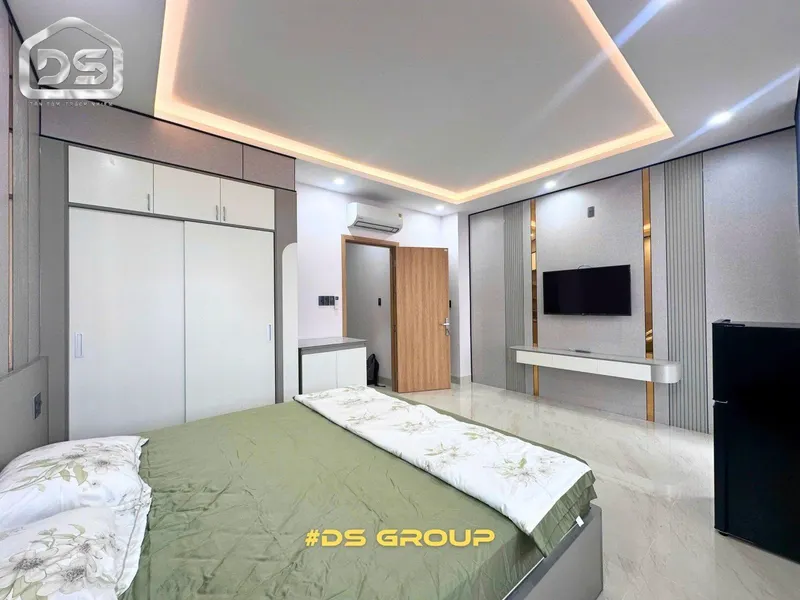 VCN Phước Long 남부 나트랑의 밝은 35m² 스튜디오 발코니 - 850만 동/월 — 4/5