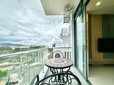 Premium Studio for Rent with Sea View Balcony – Central Nha Trang, 100m from Beach