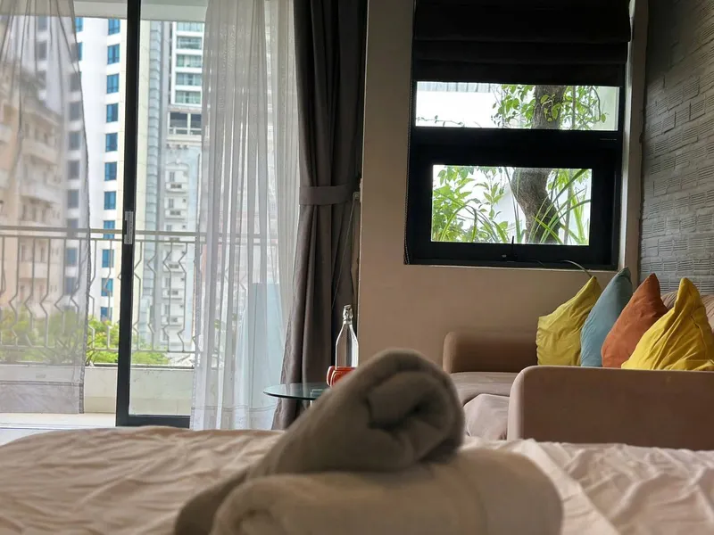 租赁房产：中心Nha Trang沿Trần Phú街的单间公寓–每月1050万越南盾 — 3/5