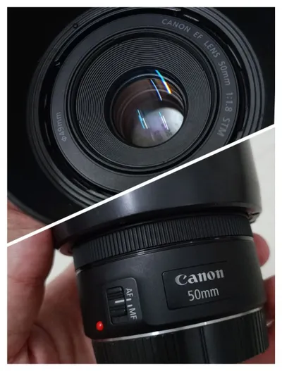 캐논 Canon EF 50mm 1.8 STM 렌즈 - 우수한 상태