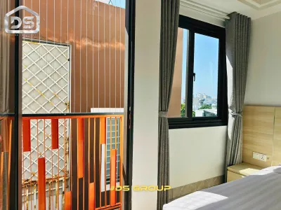 2卧室公寓出租 – 城市和河景 – 70㎡ – 1700万₫/月 – 靠近市中心，距海3分钟