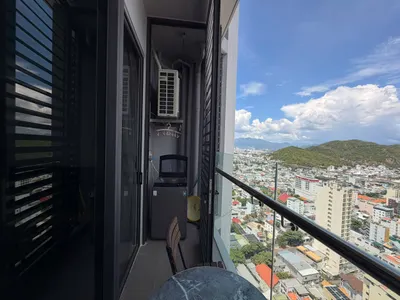 Căn hộ 1 phòng ngủ cho thuê – Scenia Bay, Nha Trang Phía Bắc – Nhìn ra biển, Bể bơi – 14,5 triệu VND/tháng
