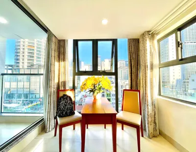 Studio Apartment for Rent on Hùng Vương Street, Nha Trang – Fully Furnished, 7th Floor – 10M VND/Month