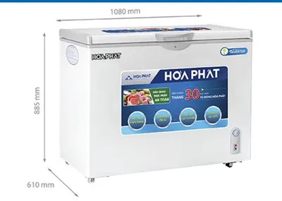 Морозильная камера Hòa Phát HCFI 516S1Đ1 – 252л, инвертор