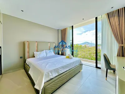 1-Bedroom Furnished Apartment with Balcony – VCN Phước Hải – 12M VND/Month
