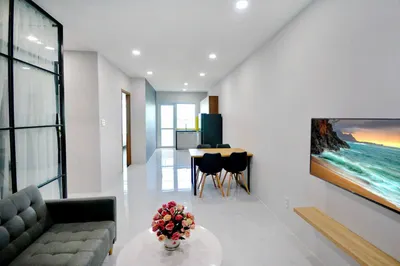 2-Bedroom Apartment for Rent – OC2B Complex, North Nha Trang – Sea View, Fully Furnished – 16-17M VND/Month