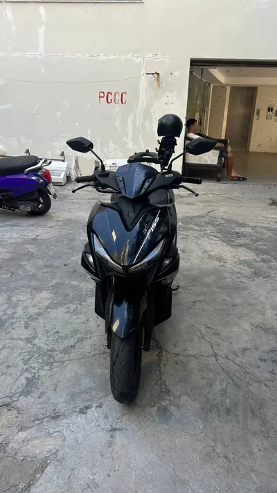 NVX 155 Scooter – 2017, Top Box & Backrest