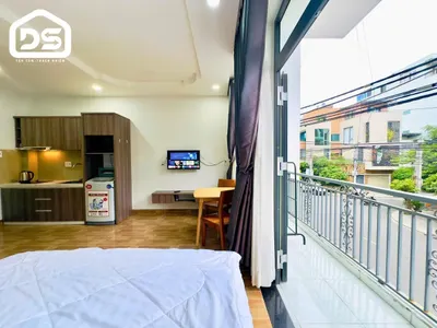 Studio Apartment in ACC Vườn Xoài, Central Nha Trang – 8M VND/Month, Balcony & Washer