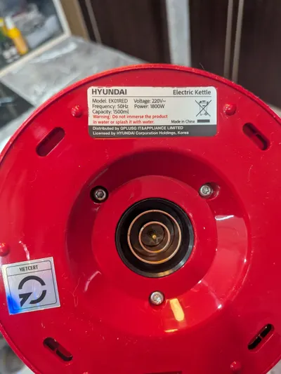 Ấm Điện Hyundai EK01RED – 1.5 Lít, Như Mới