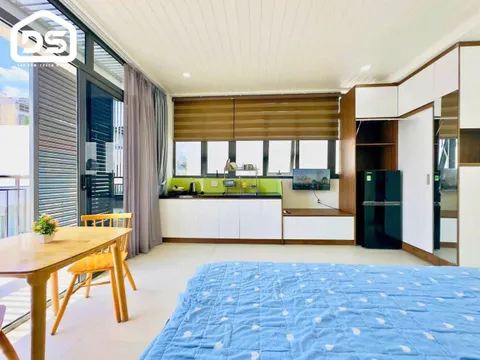 Studio Apartment for Rent in Vườn Xoài – Fully Furnished, Balcony, Mountain View