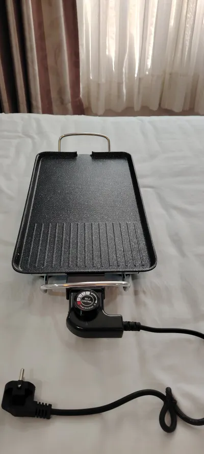 1500W 전자 그릴, 대리석 논스틱 코팅