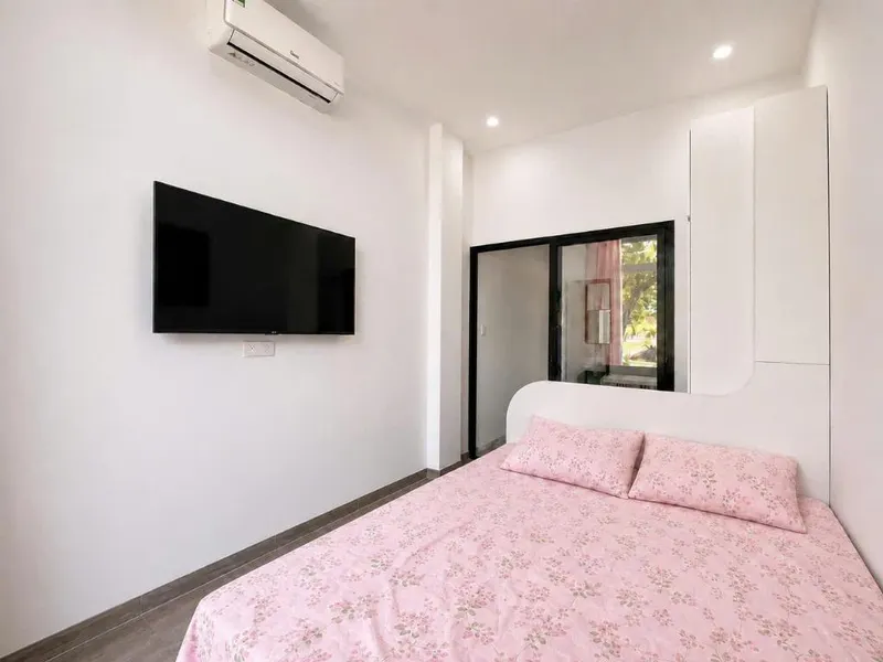 富克海区1卧室公寓 – 新家具，一楼带私人院子 – 650万越南盾/月 — 2/3