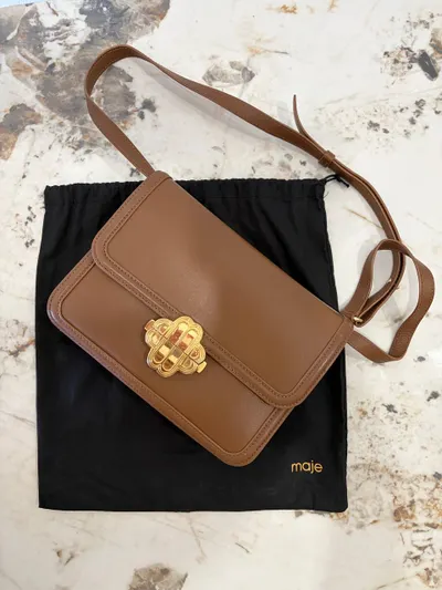 Сумка Maje из натуральной кожи – как новая, $200