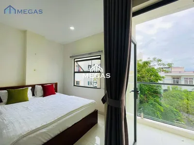2-Bedroom Furnished Studio Apartment with Balcony – 8M VND/Month near Beach