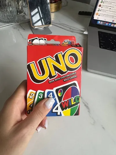 Mattel UNO 보드 게임 – 커스터마이징 카드 – 2-10명 플레이어