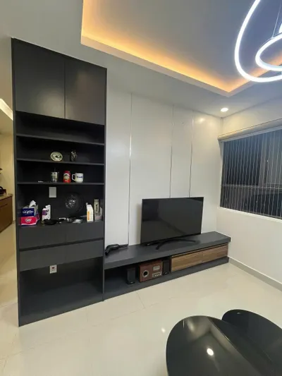2-комнатная квартира в аренду - CT3 Vinh Diem Trung, высокий этаж с видом на город