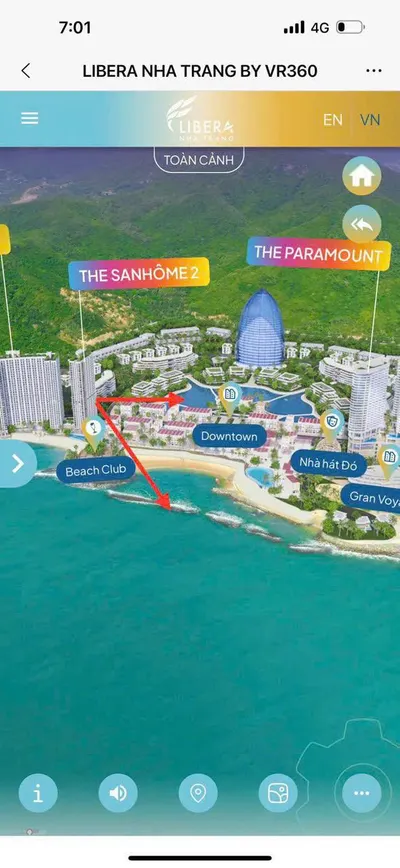 Переуступка квартиры в The SanHome – Libera Nha Trang – S2.0X.04 – 2,2 млрд VND